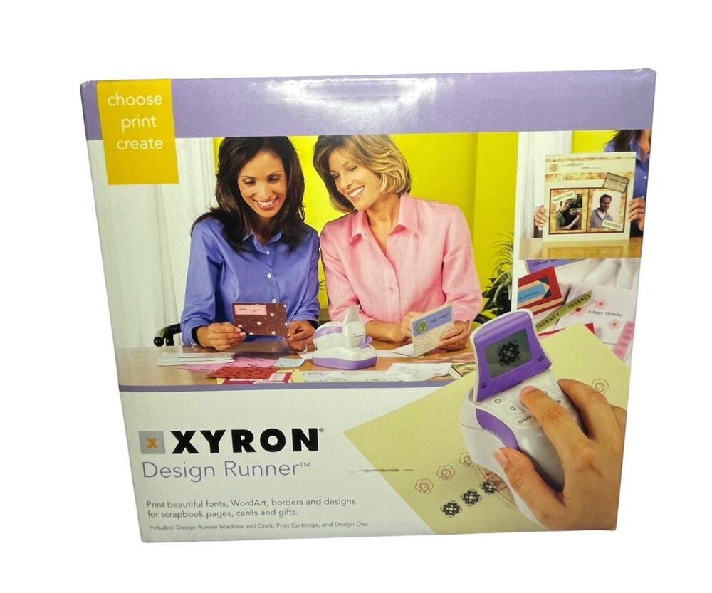 Xyron Design Runner Handheld Printer (Model 24139) – Portable Craft Design Tool